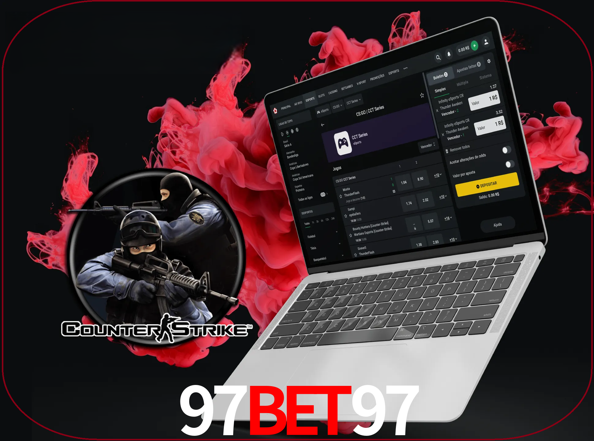 Um grande número de jogos irá agradar aos fãs deste jogo de tiro no sítio Web e na aplicação da empresa 97BET97.