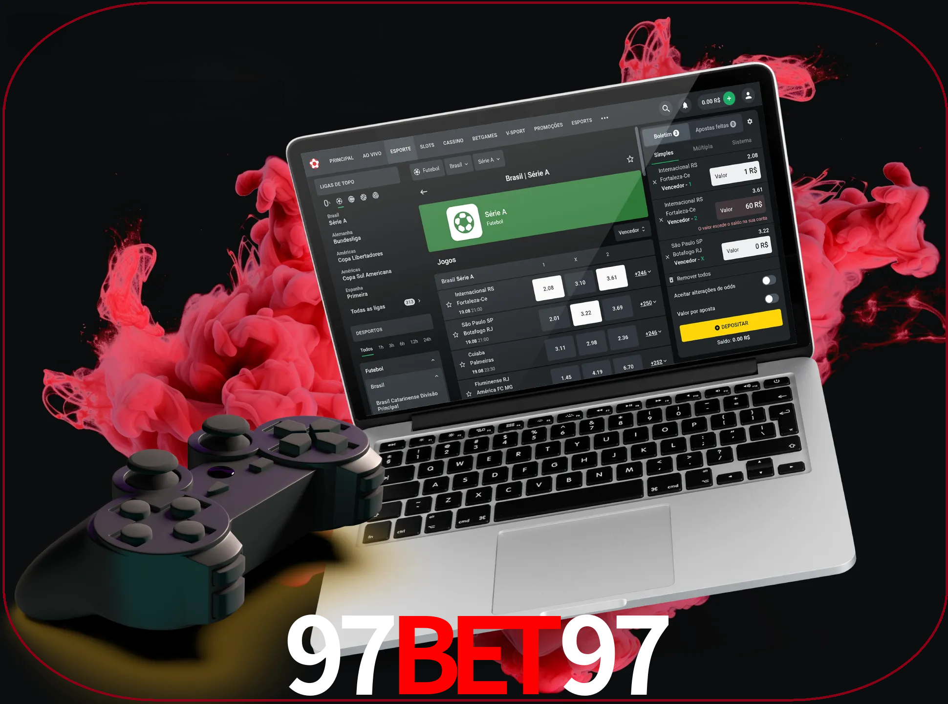 Visite a secção especial de jogos de vídeo em 97BET97 para descobrir em que jogos pode apostar e ganhar muito dinheiro.