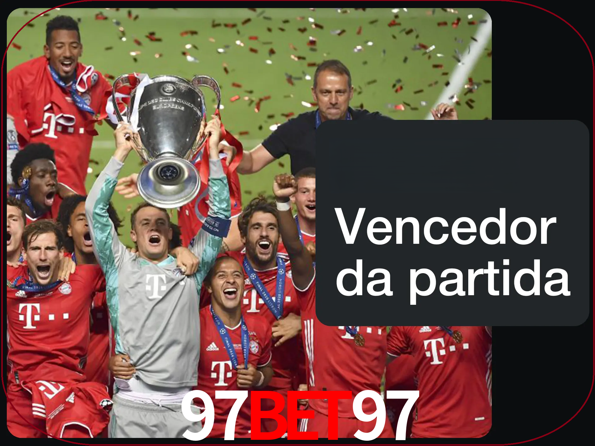 Aposte no vencedor e ganhe uma grande quantia de dinheiro.