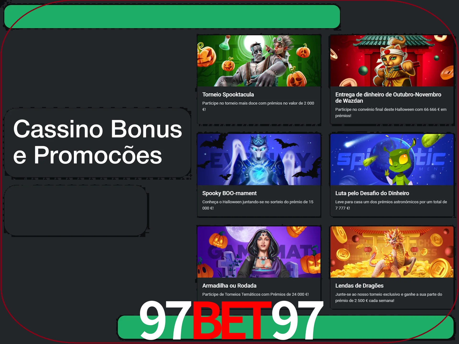 Verifique se há novos bônus de cassino para reivindicar.