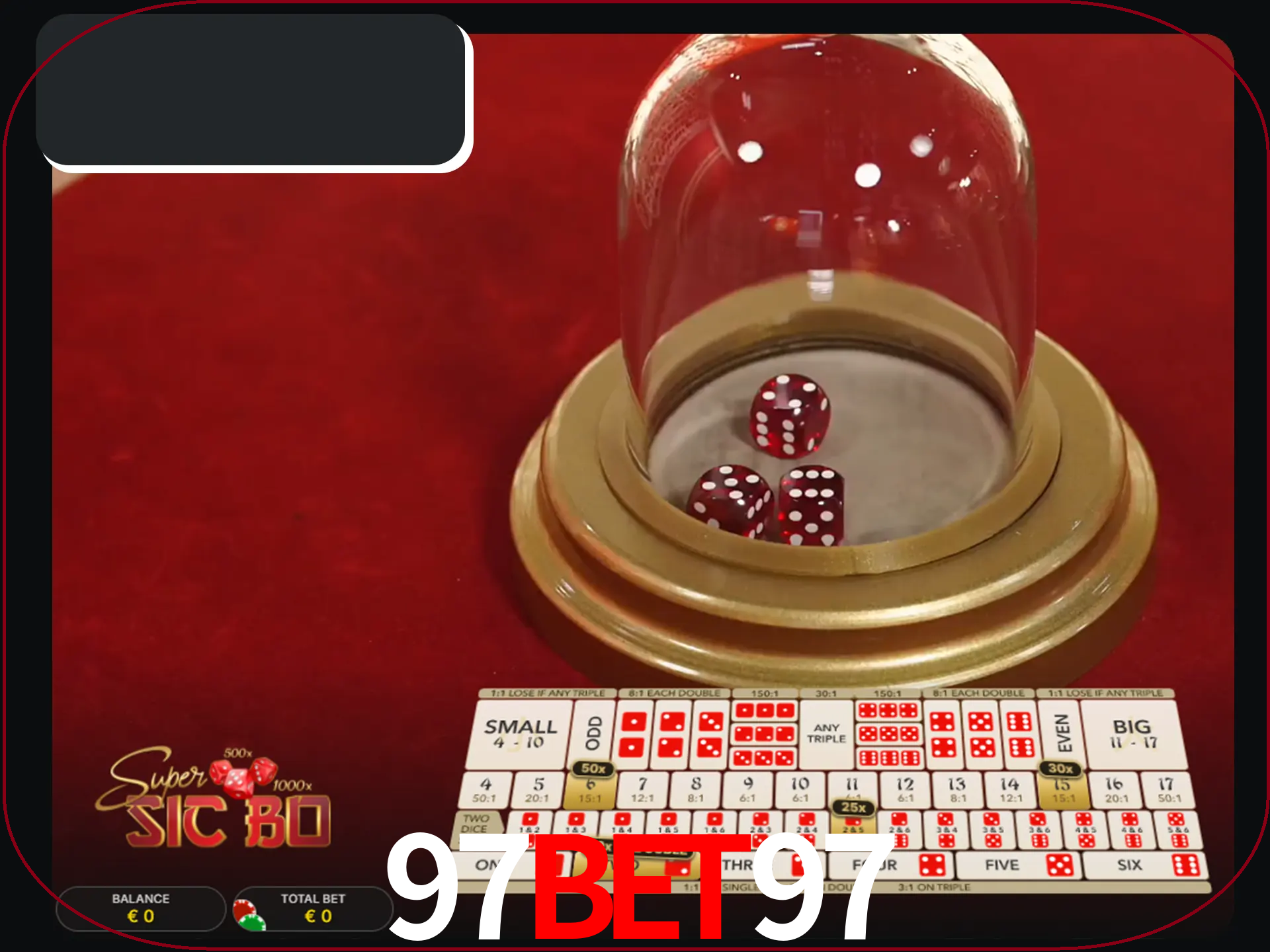 Deixe os dados ao seu lado nos jogos da Sic Bo.
