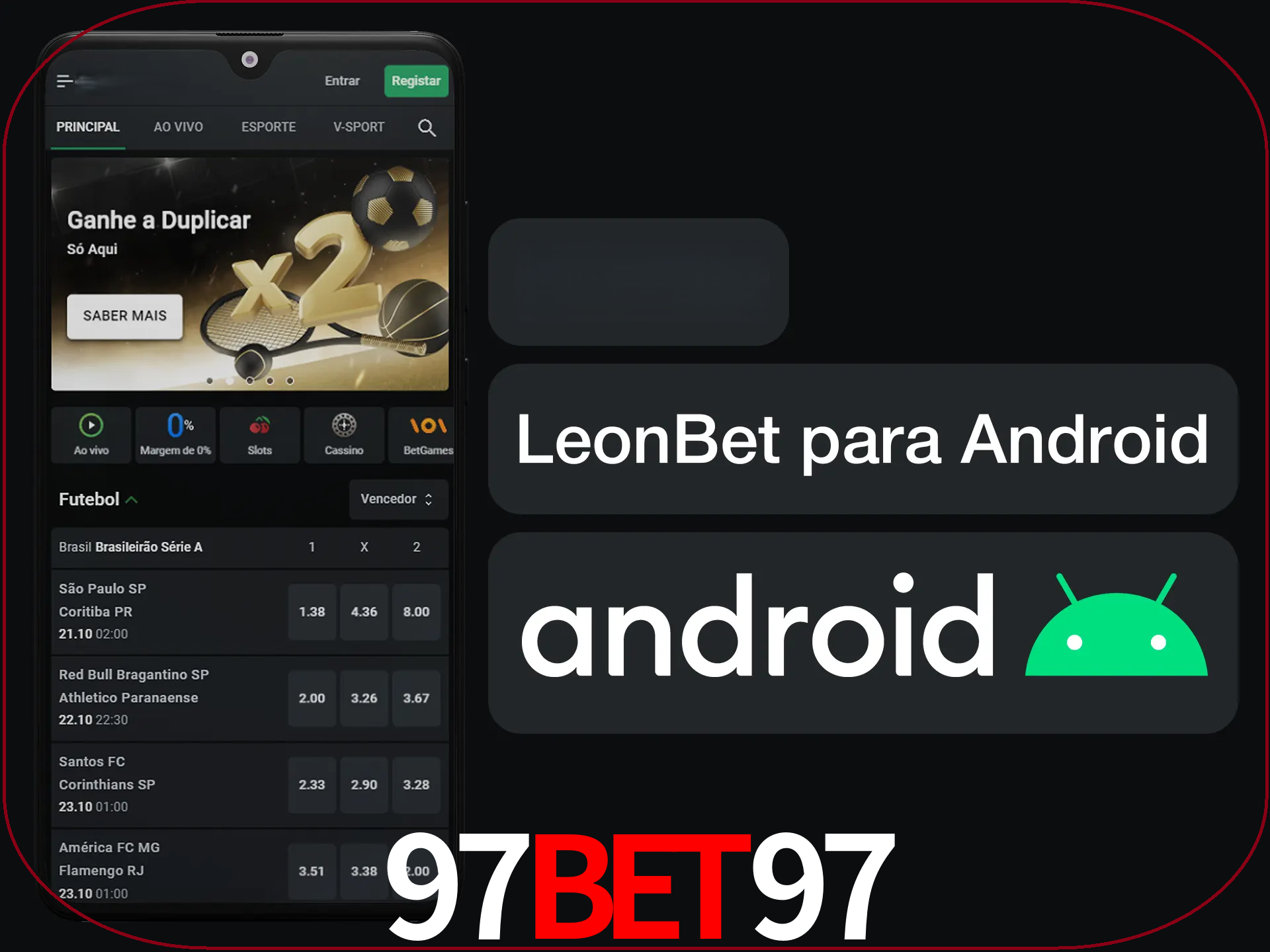 Adquira sua versão poket de LeonBet.