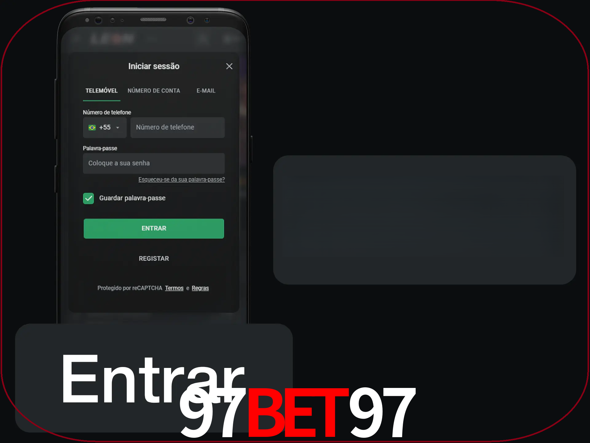 Faça o login para começar a apostar e jogar no cassino.