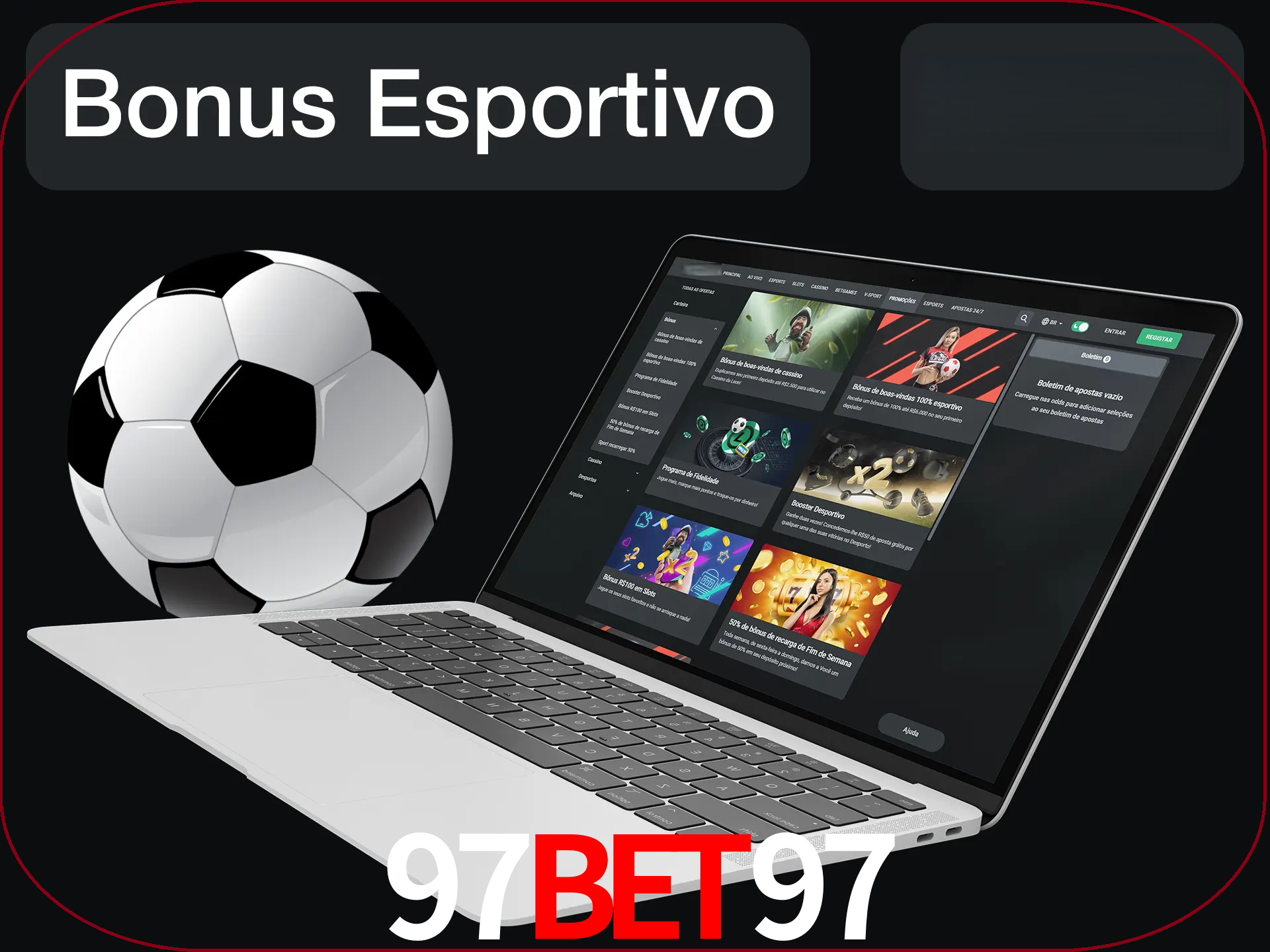 Antes de começar a apostar, use o bônus esportivo.