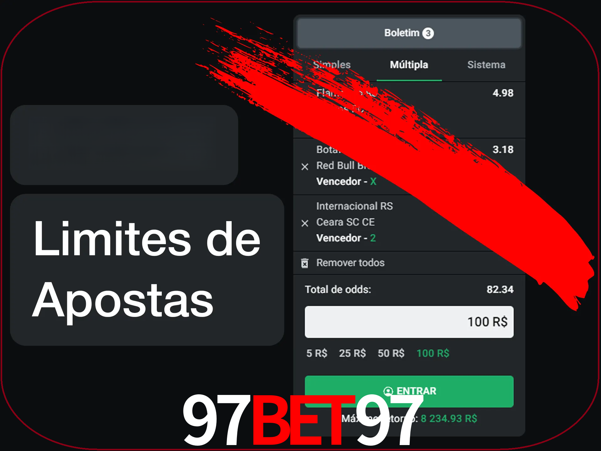 Não faça apostas loucas.